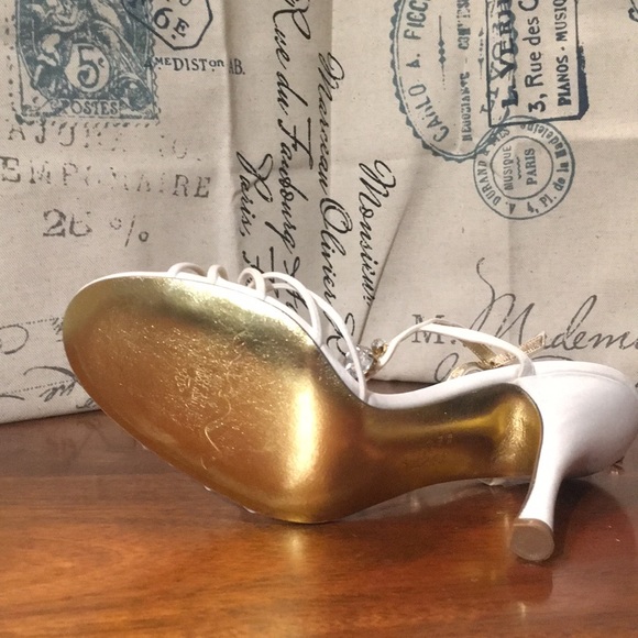 Never worn Nina prom/wedding shoe in ivory luster - Picture 5 of 6